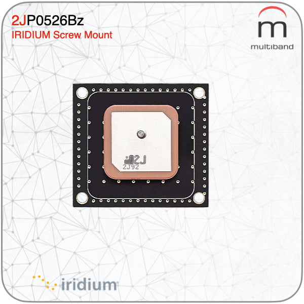 2JP0526Bz Iridium Certified High-Performance Internal Passive Screw Mount Antenna