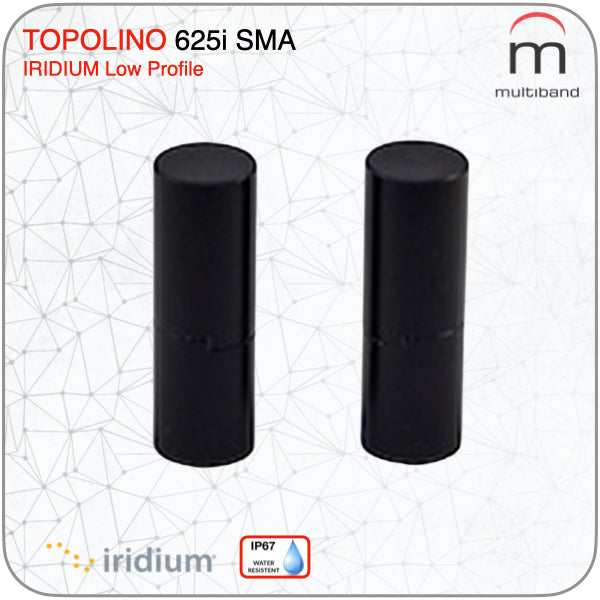 Topolino 625i SMA Low Profile Iridium Helical